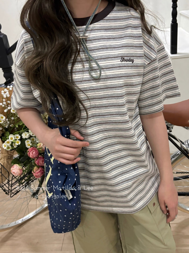 Matilda & Lee - Korean Children Fashion - #childofig - Slow Stripe Tee - 9