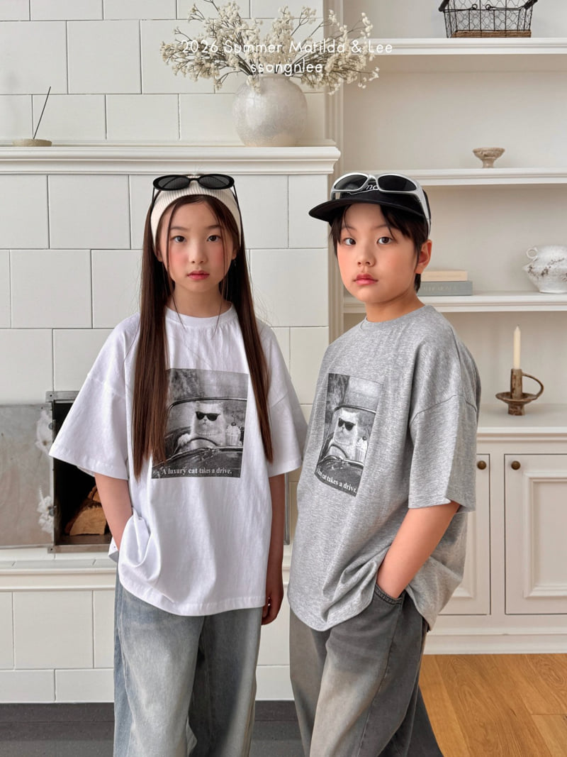 Matilda & Lee - Korean Children Fashion - #childrensboutique - Drive Cat Tee - 5