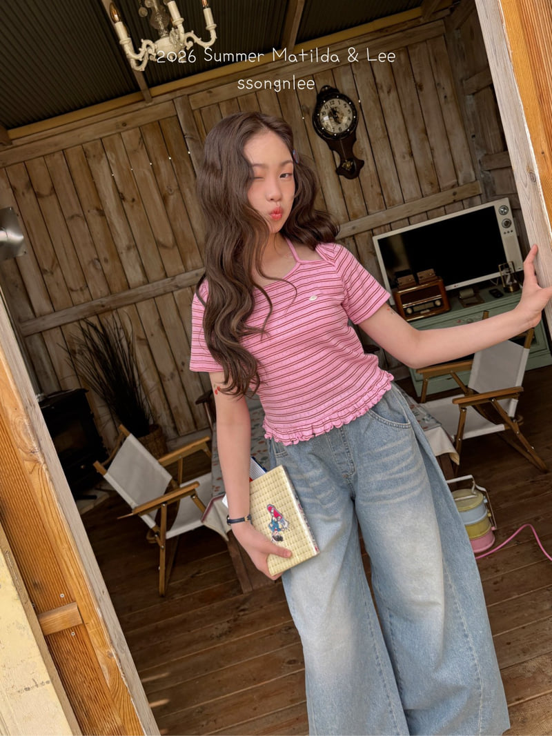 Matilda & Lee - Korean Children Fashion - #childrensboutique - Ruffle Halter Neck Tee - 11