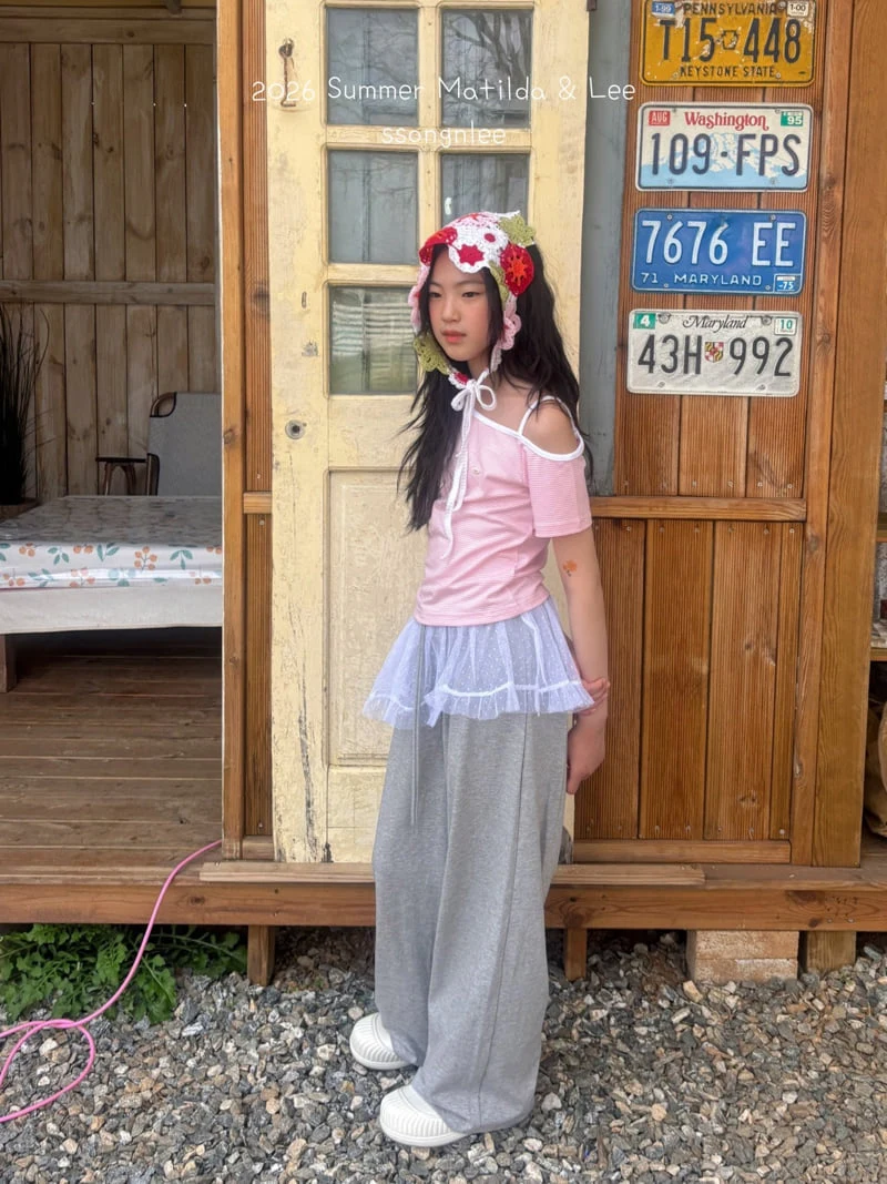 Matilda & Lee - Korean Children Fashion - #childrensboutique - Lace Wide Pants - 9