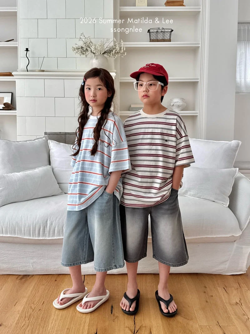 Matilda & Lee - Korean Children Fashion - #childrensboutique - Melbourne Stripe Tee - 5