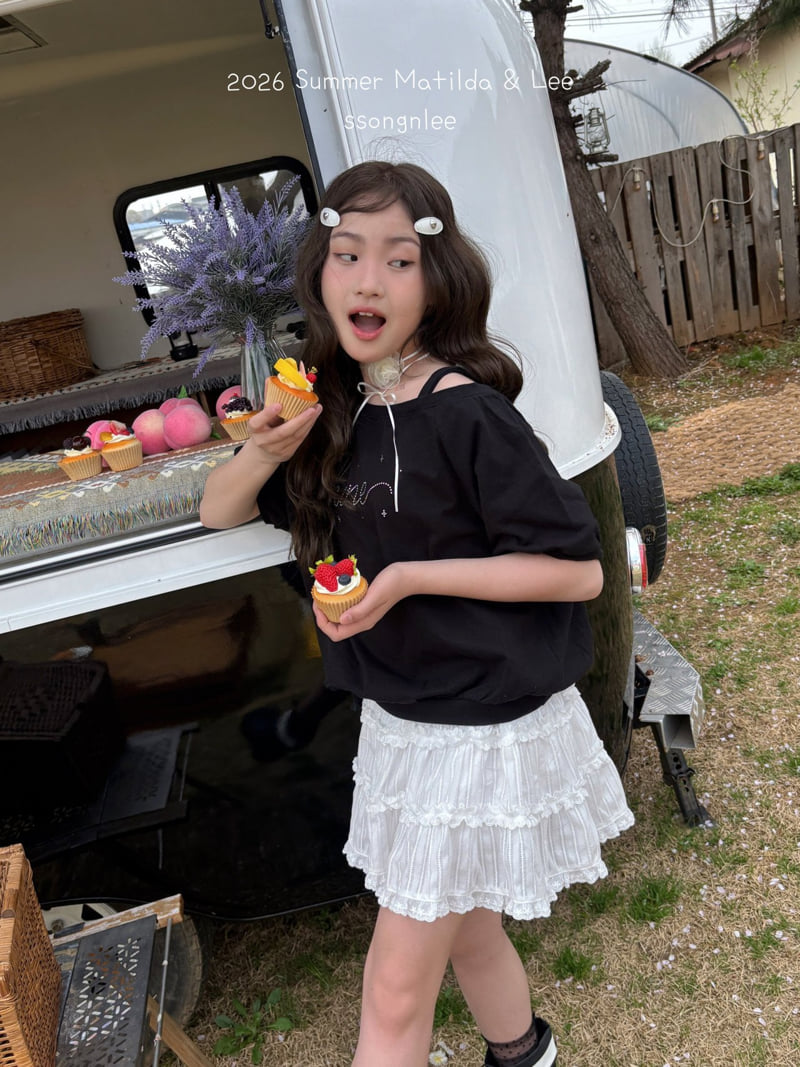 Matilda & Lee - Korean Children Fashion - #childrensboutique - Cubic Lettering Tee - 12