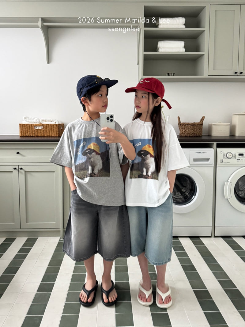 Matilda & Lee - Korean Children Fashion - #childrensboutique - Sunny Cat Tee - 7