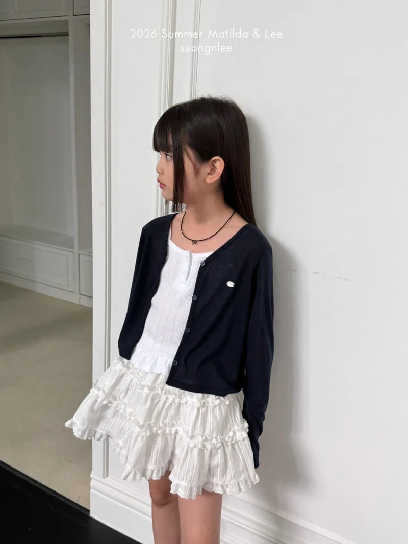 Matilda & Lee - Korean Children Fashion - #childrensboutique - Pure Lace Skirt