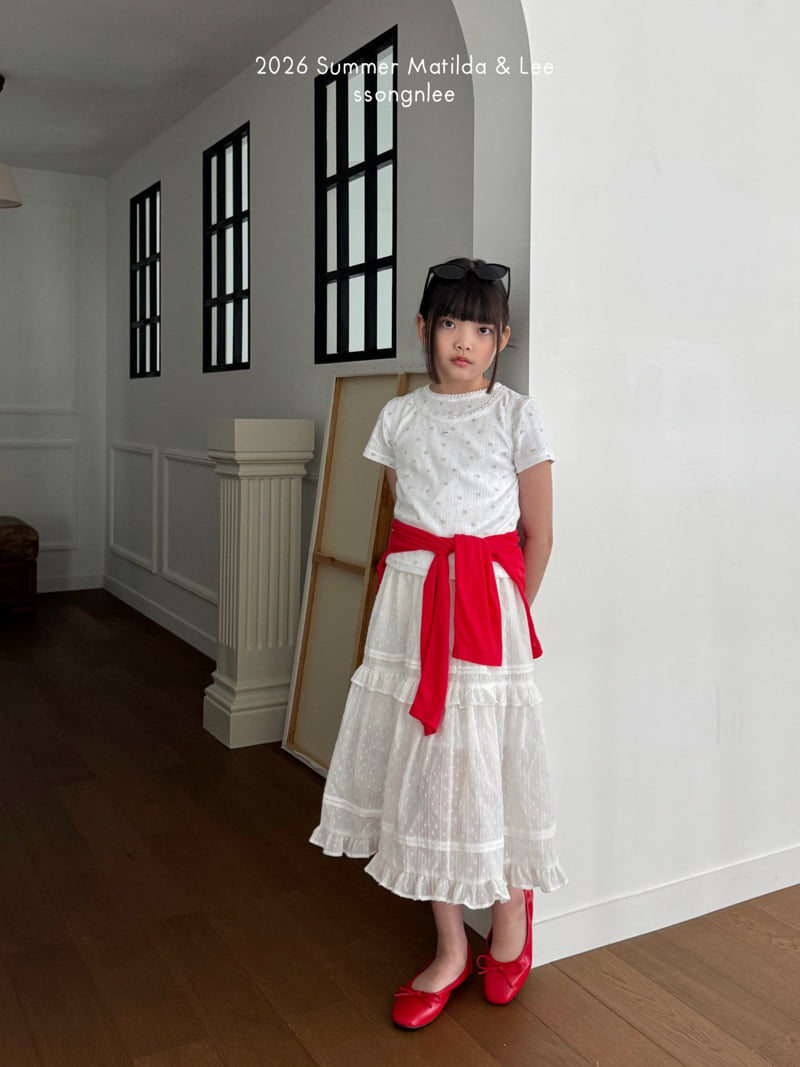 Matilda & Lee - Korean Children Fashion - #childrensboutique - Eyelet Lace Sleeveless - 11