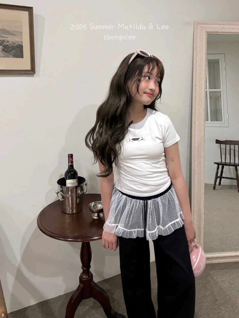 Matilda & Lee - Korean Children Fashion - #designkidswear - Lace Wide Pants - 10