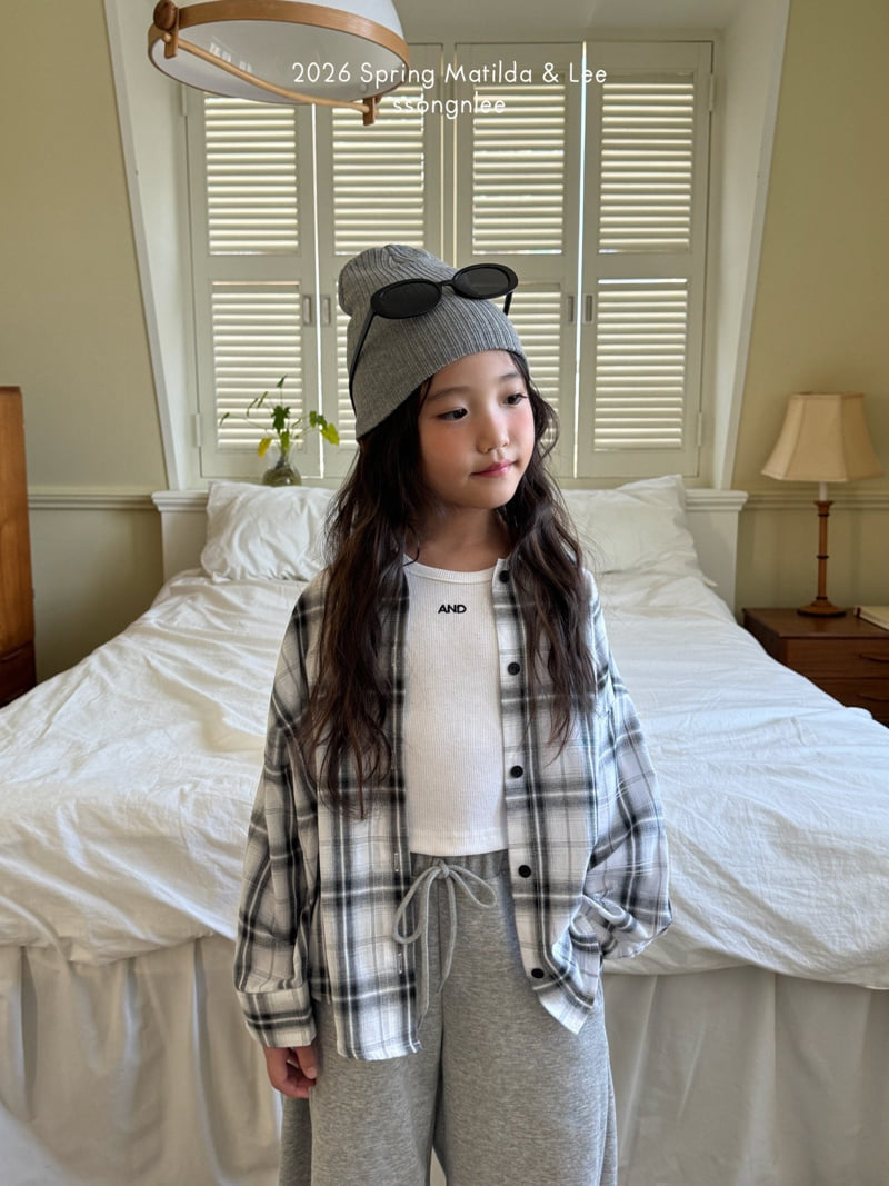 Matilda & Lee - Korean Children Fashion - #designkidswear - And Ribbed Sleeveless - 3