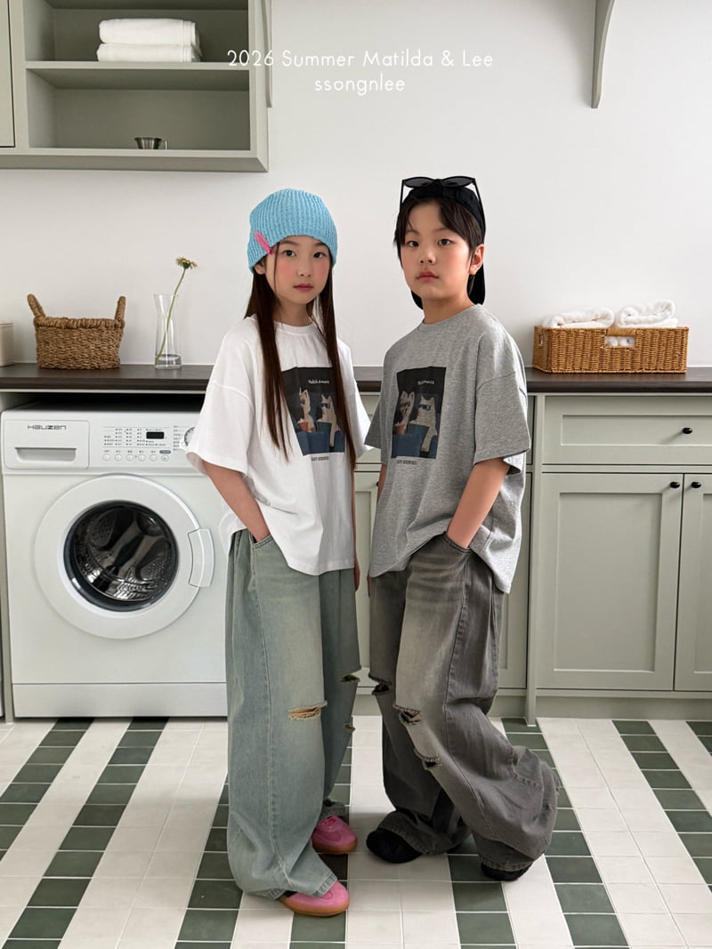 Matilda & Lee - Korean Children Fashion - #designkidswear - Cinema Puppy Tee - 3