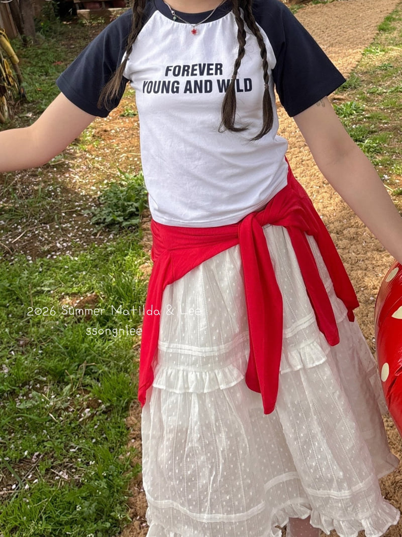 Matilda & Lee - Korean Children Fashion - #designkidswear - Forever Raglan Tee - 12