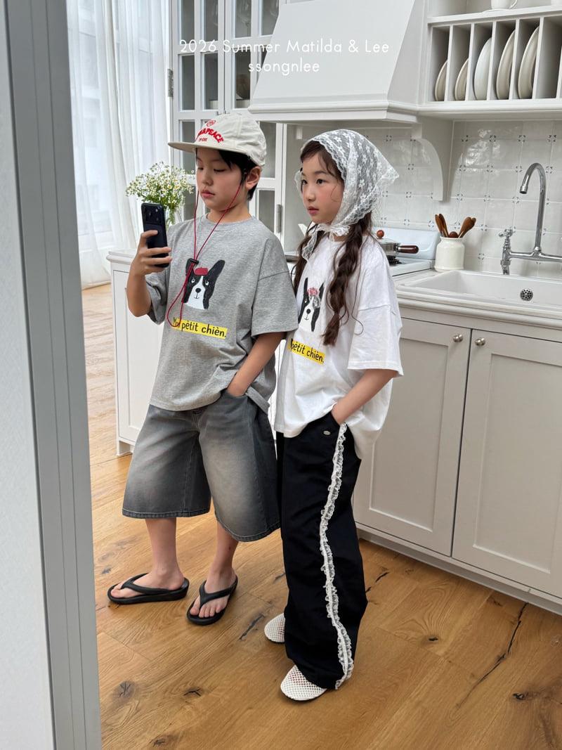 Matilda & Lee - Korean Children Fashion - #designkidswear - Petit Dog Tee - 9