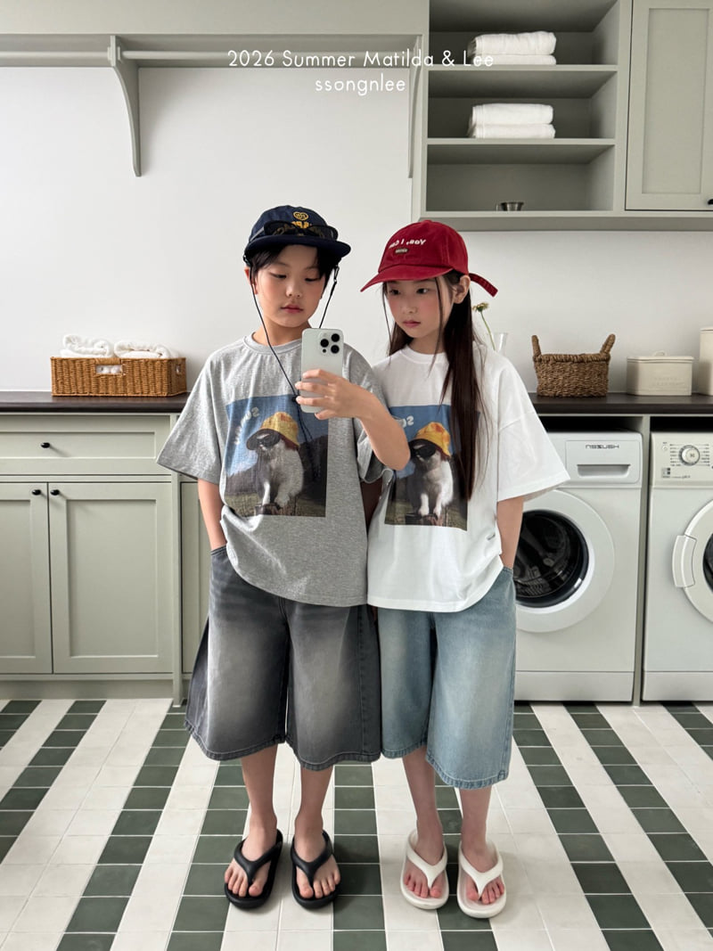 Matilda & Lee - Korean Children Fashion - #designkidswear - Sunny Cat Tee - 8