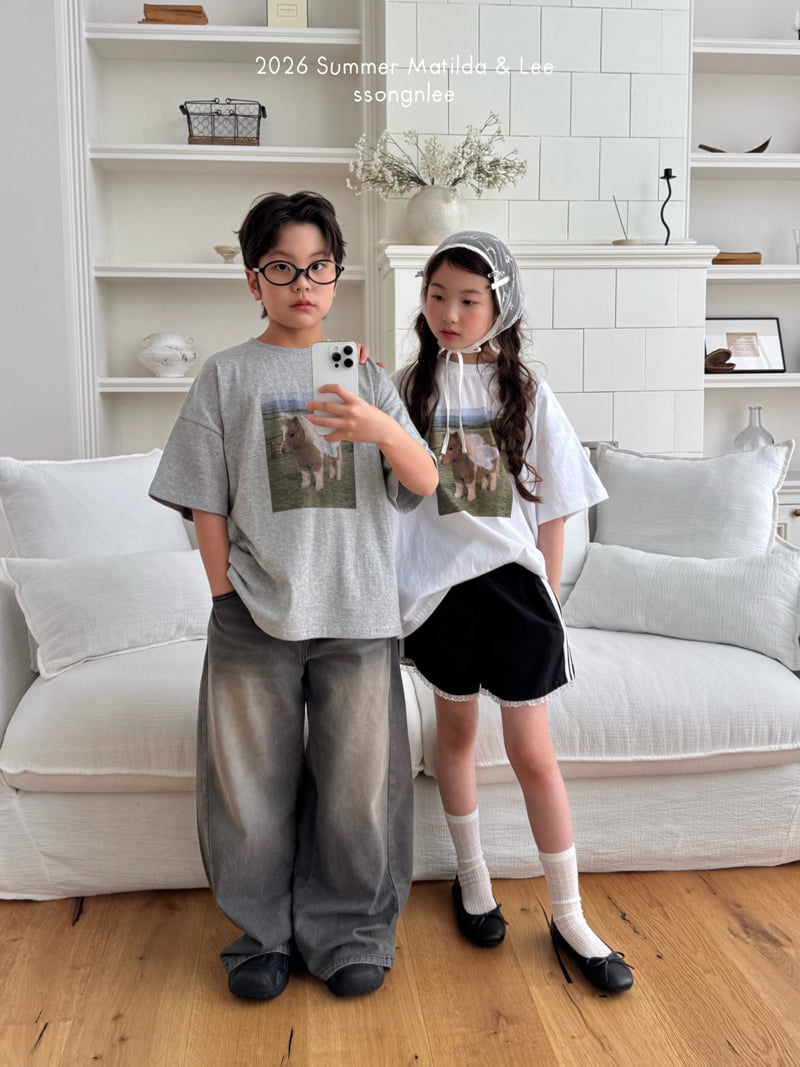 Matilda & Lee - Korean Children Fashion - #designkidswear - Angel Pony Tee - 6