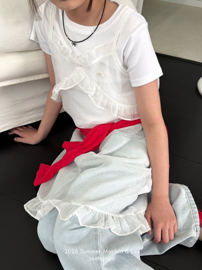 Matilda & Lee - Korean Children Fashion - #designkidswear - See-through Frill One-piece - 12