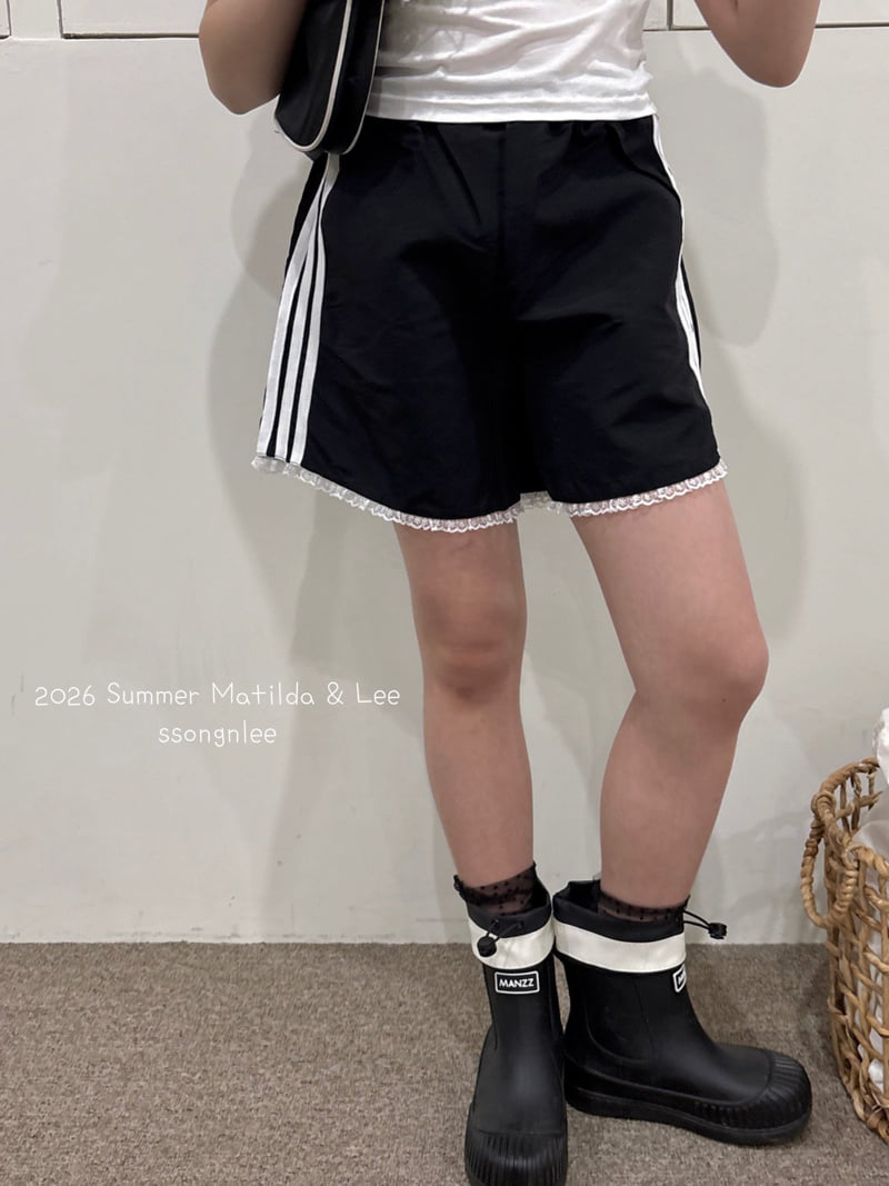 Matilda & Lee - Korean Children Fashion - #discoveringself - Lace Track Pants