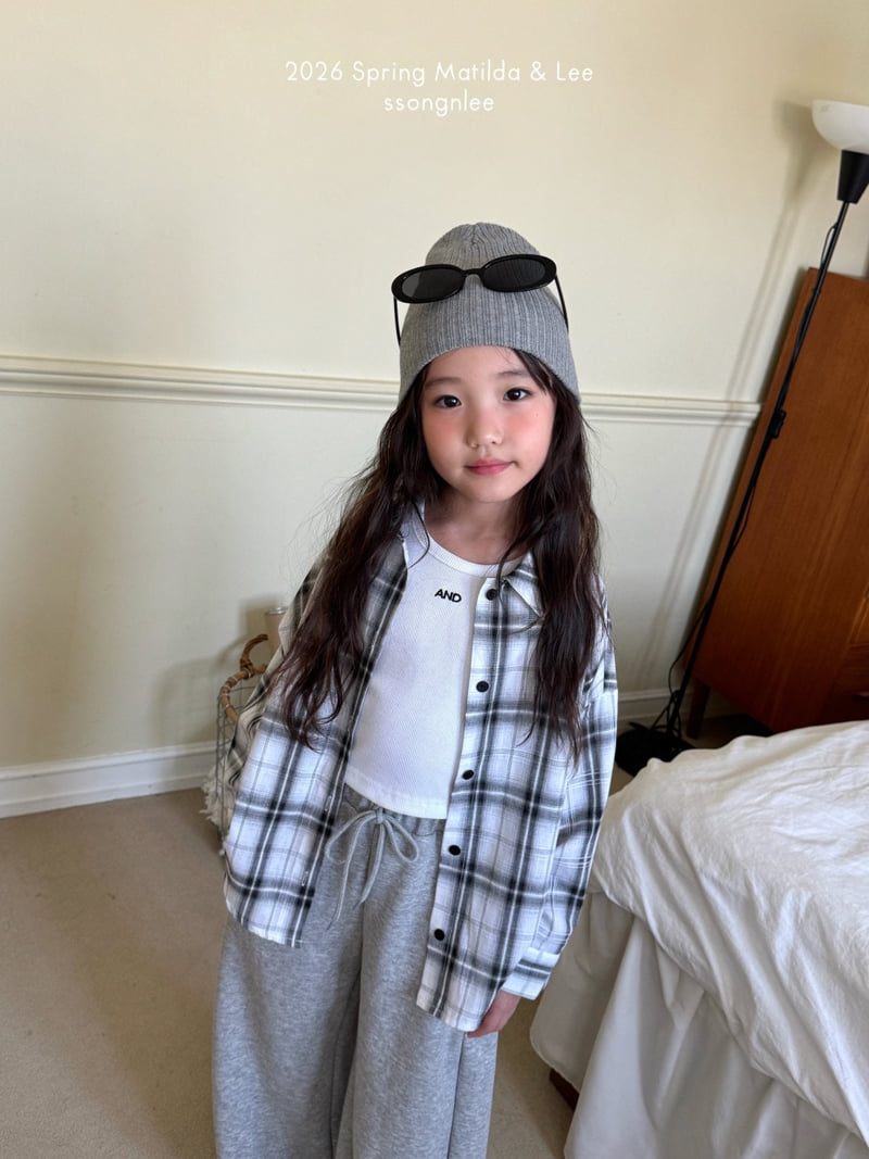 Matilda & Lee - Korean Children Fashion - #designkidswear - And Ribbed Sleeveless - 4