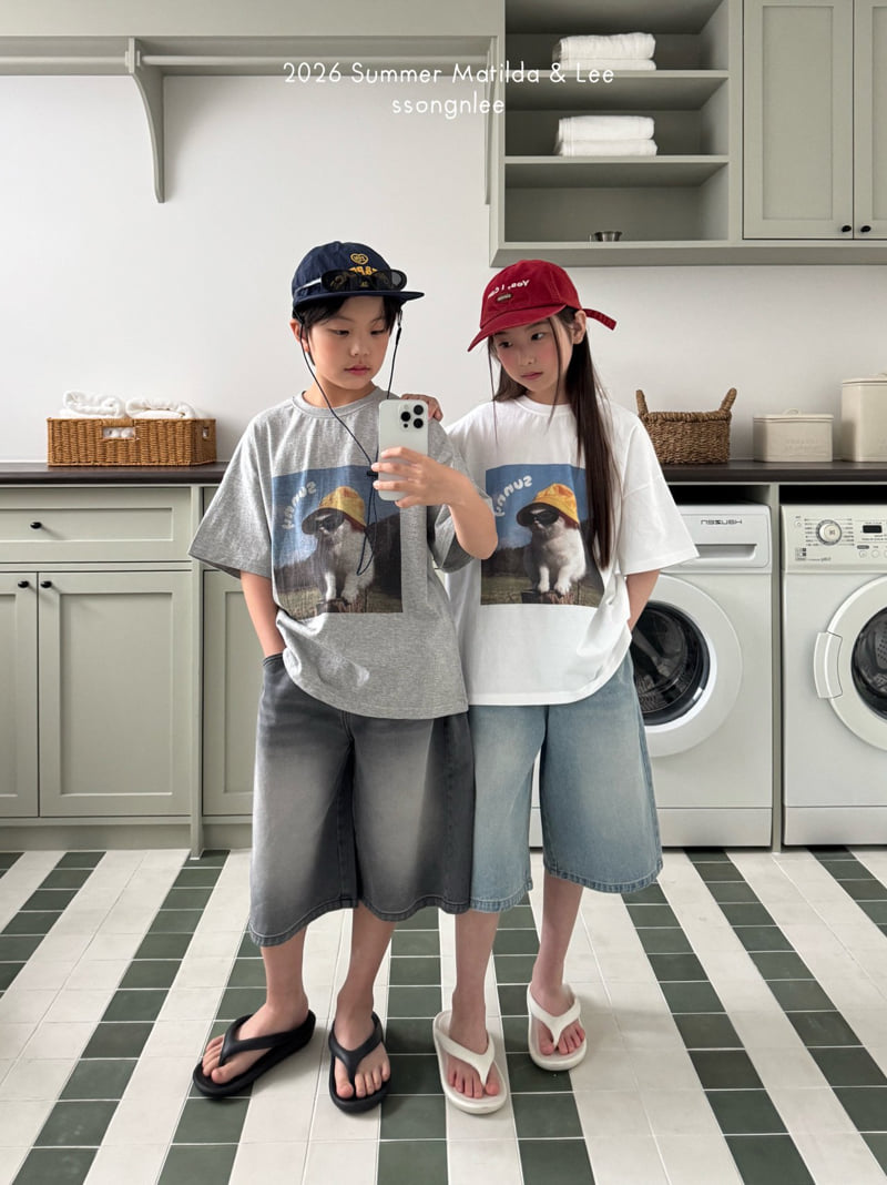 Matilda & Lee - Korean Children Fashion - #discoveringself - Sunny Cat Tee - 9