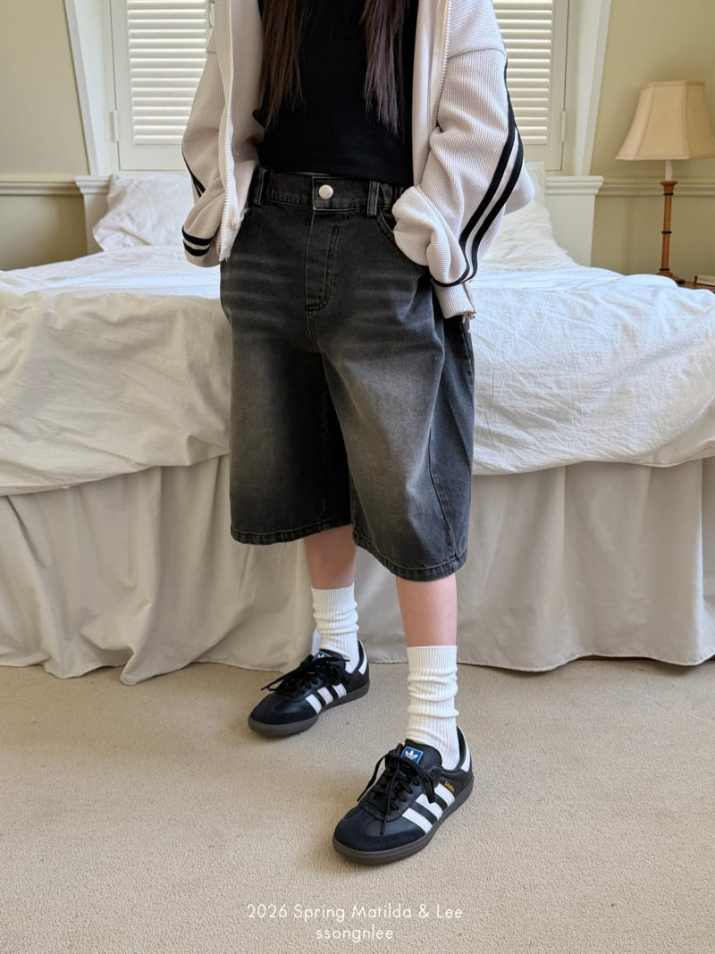 Matilda & Lee - Korean Children Fashion - #discoveringself - Maxi Bermuda Denim