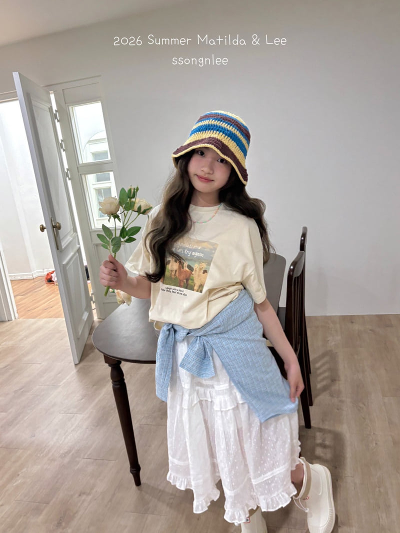 Matilda & Lee - Korean Children Fashion - #discoveringself - Eyelet Long Skirt - 6