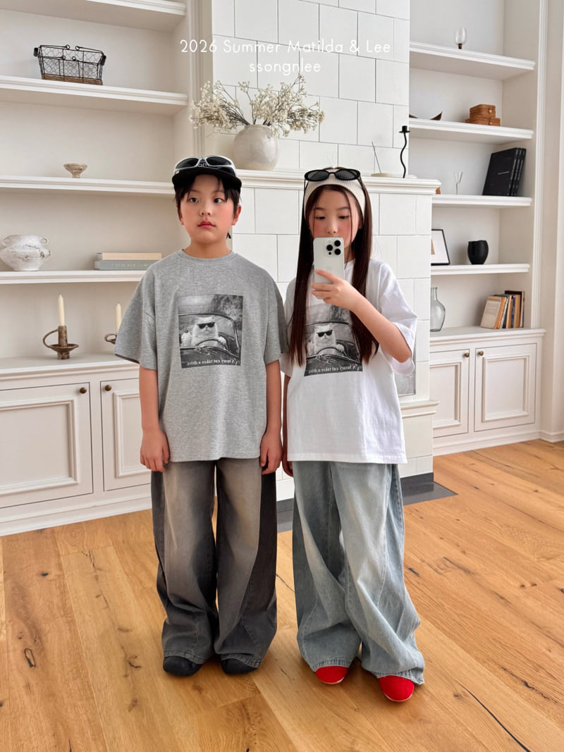Matilda & Lee - Korean Children Fashion - #fashionkids - Drive Cat Tee - 8