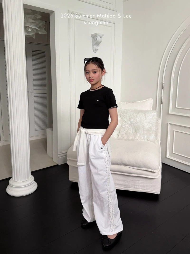 Matilda & Lee - Korean Children Fashion - #fashionkids - Lace Cool Pants - 7