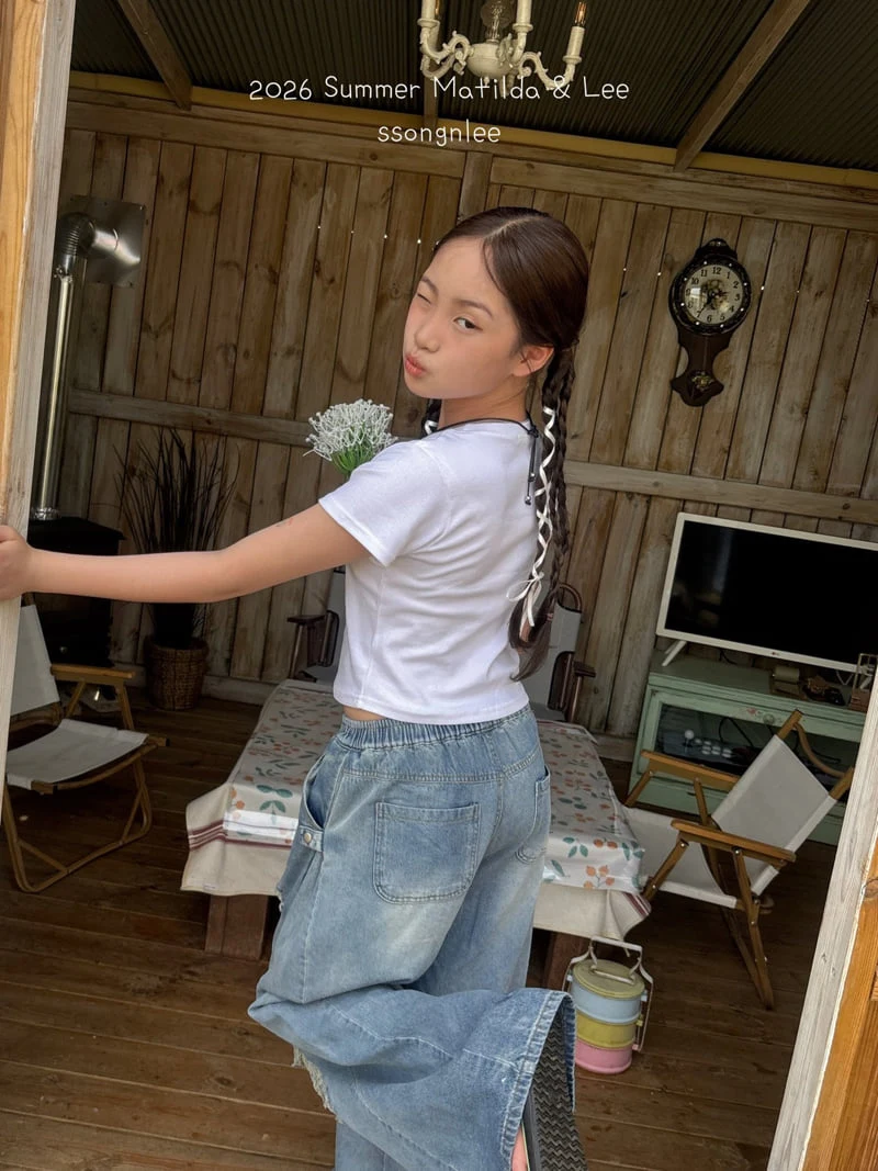 Matilda & Lee - Korean Children Fashion - #fashionkids - Damaged Denim Pants - 10