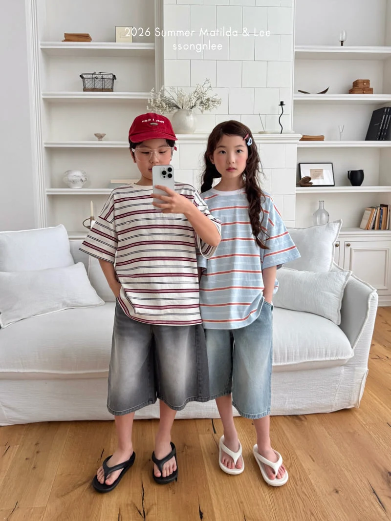 Matilda & Lee - Korean Children Fashion - #fashionkids - Melbourne Stripe Tee - 8