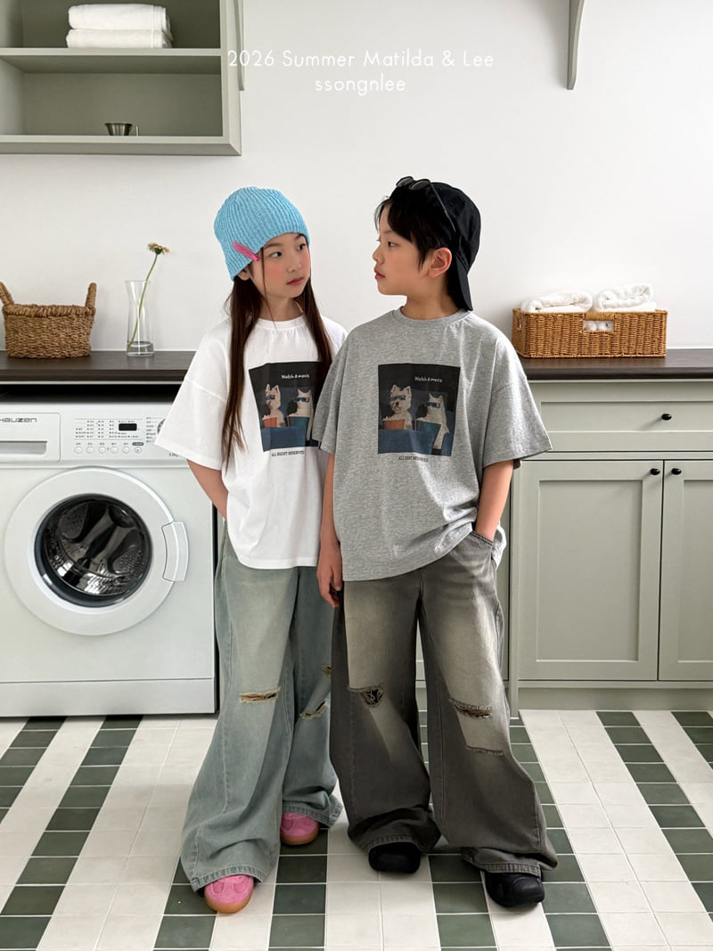 Matilda & Lee - Korean Children Fashion - #fashionkids - Cinema Puppy Tee - 5