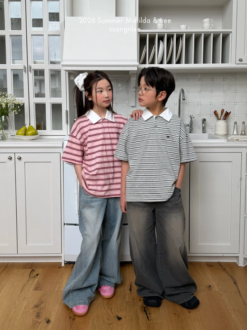 Matilda & Lee - Korean Children Fashion - #fashionkids - Classic Collar Tee - 3