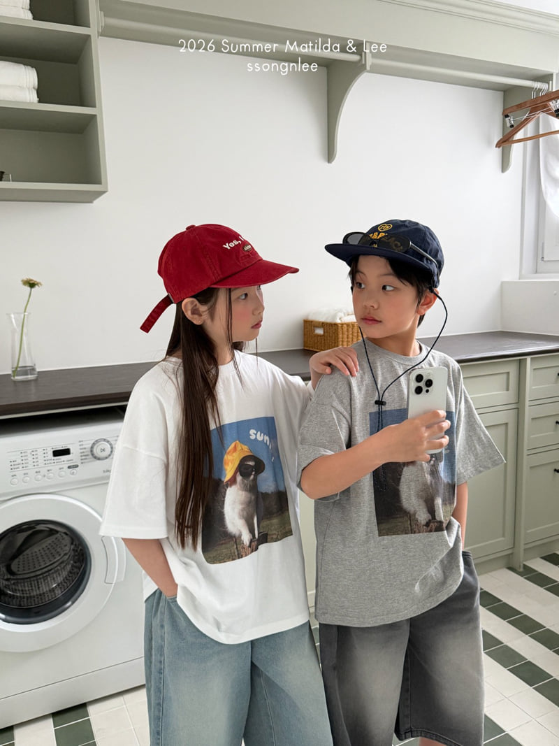 Matilda & Lee - Korean Children Fashion - #fashionkids - Sunny Cat Tee - 10