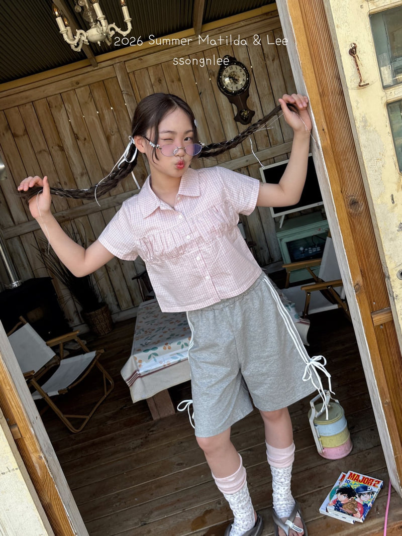 Matilda & Lee - Korean Children Fashion - #fashionkids - Shirring Collar Blouse - 7