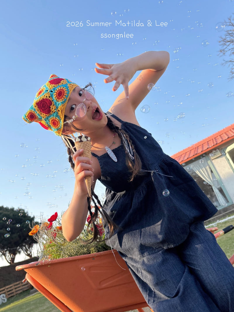 Matilda & Lee - Korean Children Fashion - #fashionkids - Hedgy Wide Denim Pants - 12