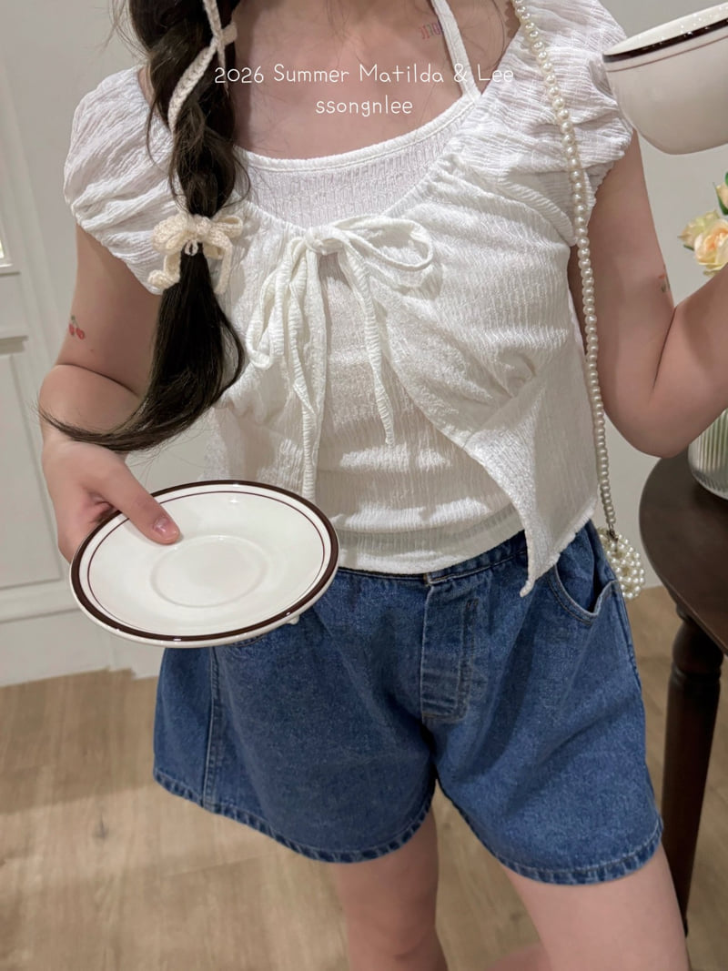 Matilda & Lee - Korean Children Fashion - #fashionkids - Crinkle Sleeveless Set - 9