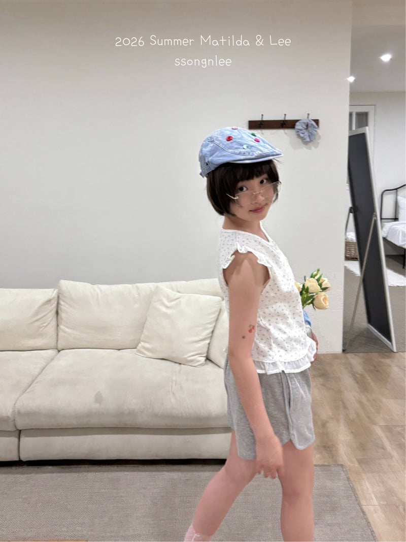 Matilda & Lee - Korean Children Fashion - #fashionkids - Eyelet Wing Tee - 8