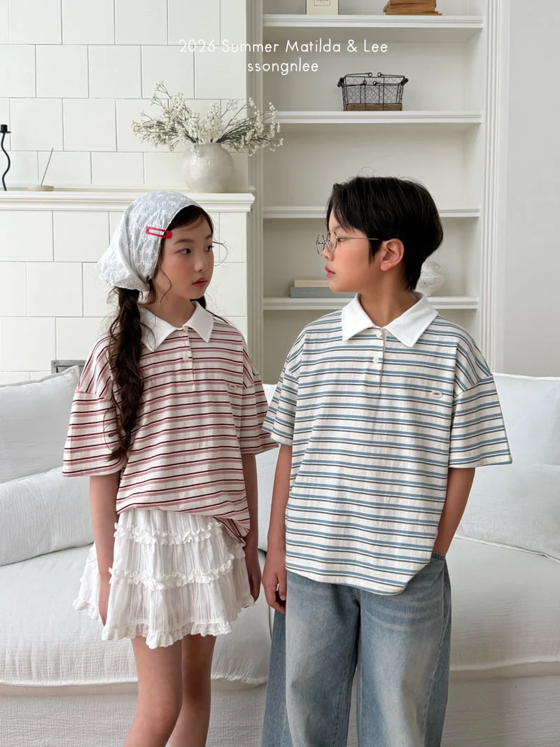 Matilda & Lee - Korean Children Fashion - #fashionkids - Jelly Collar Tee
