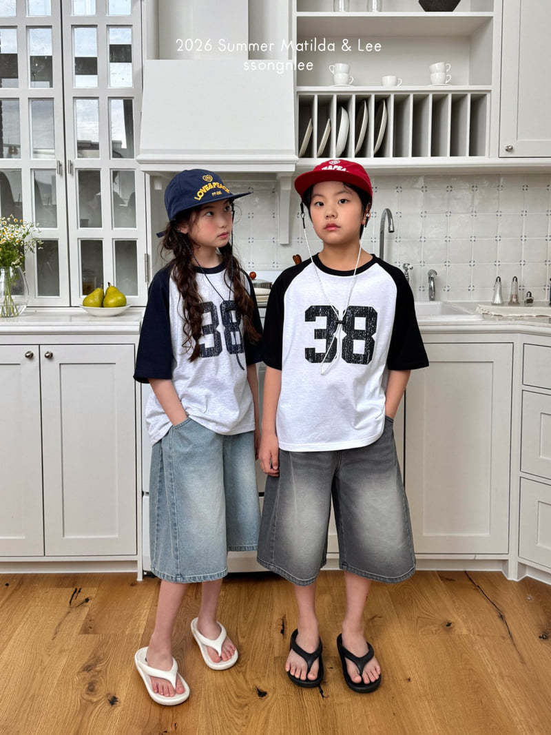 Matilda & Lee - Korean Children Fashion - #kidsshorts - 38 Raglan Tee - 6