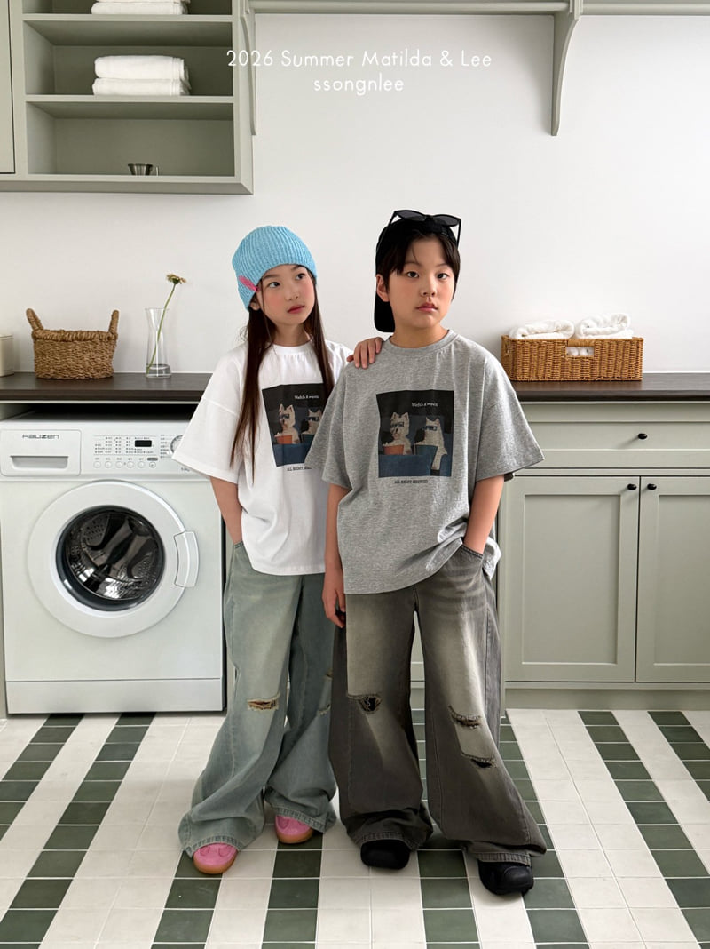 Matilda & Lee - Korean Children Fashion - #kidsshorts - Cinema Puppy Tee - 6