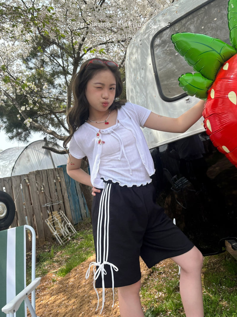 Matilda & Lee - Korean Children Fashion - #kidsshorts - Wave Cardigan Set - 6