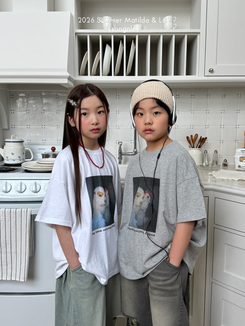 Matilda & Lee - Korean Children Fashion - #fashionkids - Friends Dog Tee - 4