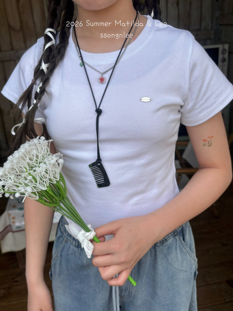 Matilda & Lee - Korean Children Fashion - #kidsshorts - Urban Simple Tee - 11