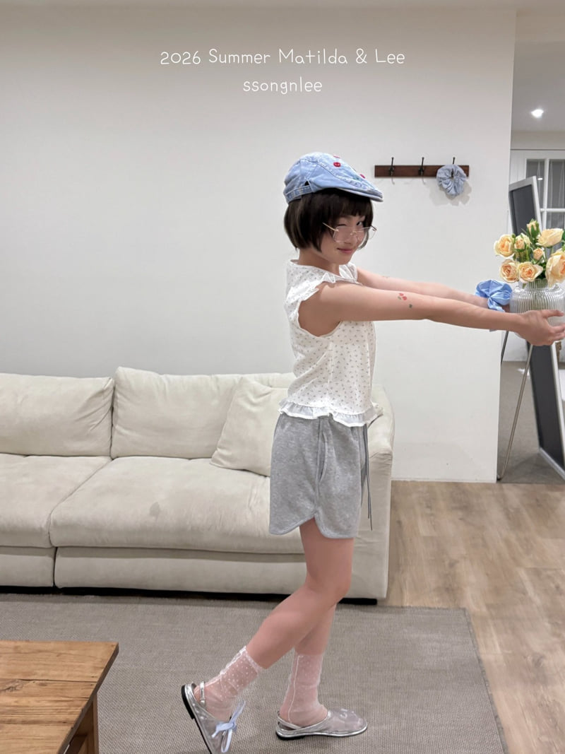 Matilda & Lee - Korean Children Fashion - #kidsshorts - Eyelet Wing Tee - 9