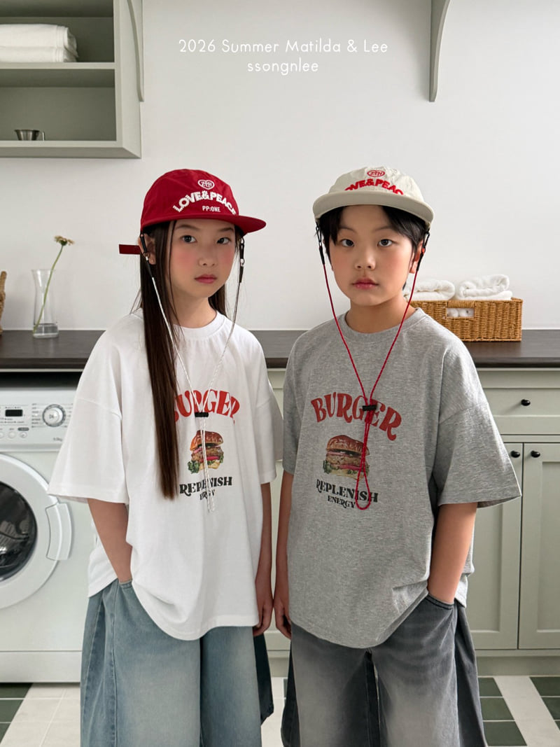 Matilda & Lee - Korean Children Fashion - #kidsshorts - Burger Tee