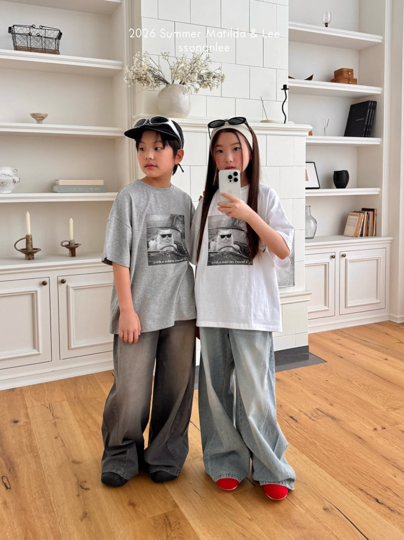 Matilda & Lee - Korean Children Fashion - #kidsstore - Drive Cat Tee - 10