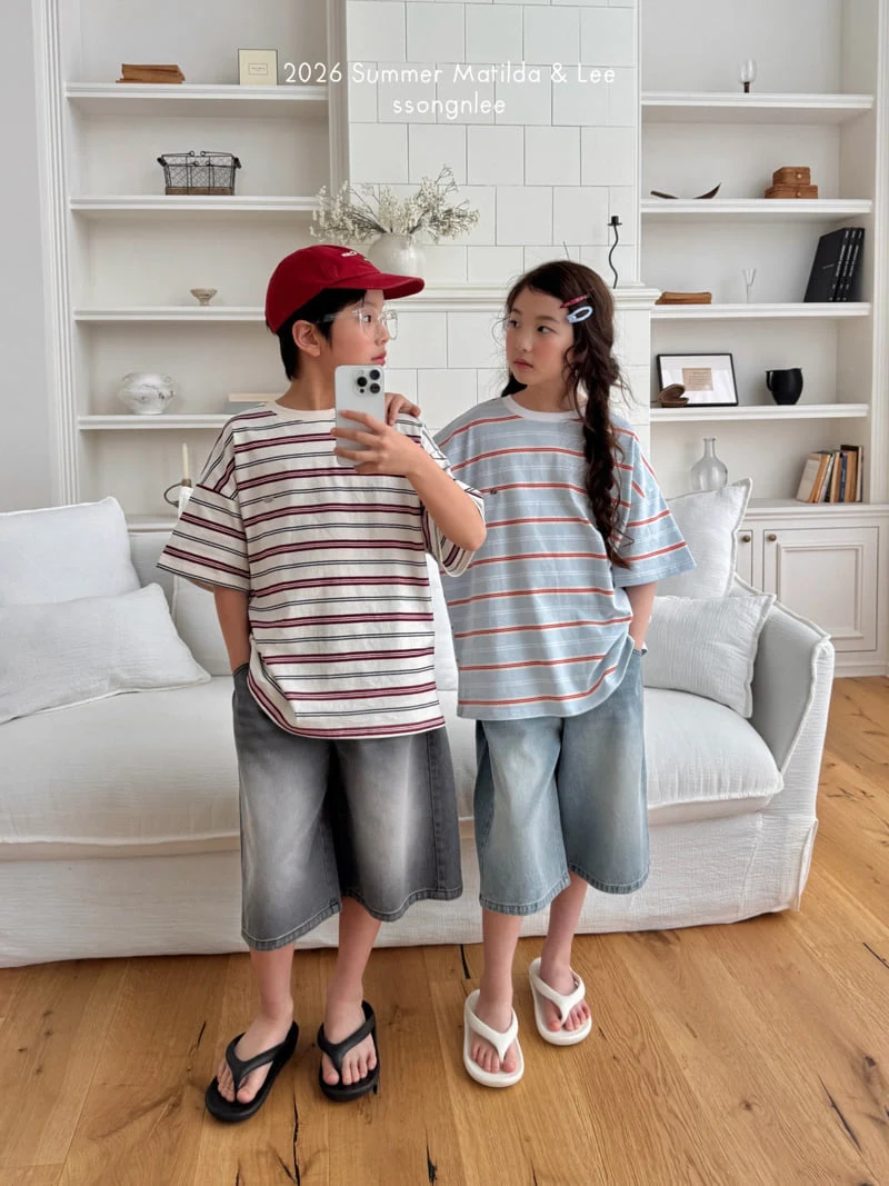 Matilda & Lee - Korean Children Fashion - #kidsstore - Melbourne Stripe Tee - 10