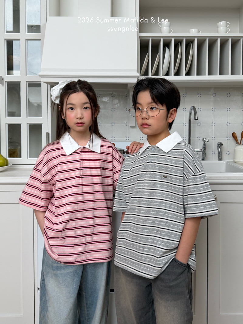 Matilda & Lee - Korean Children Fashion - #kidsstore - Classic Collar Tee - 5