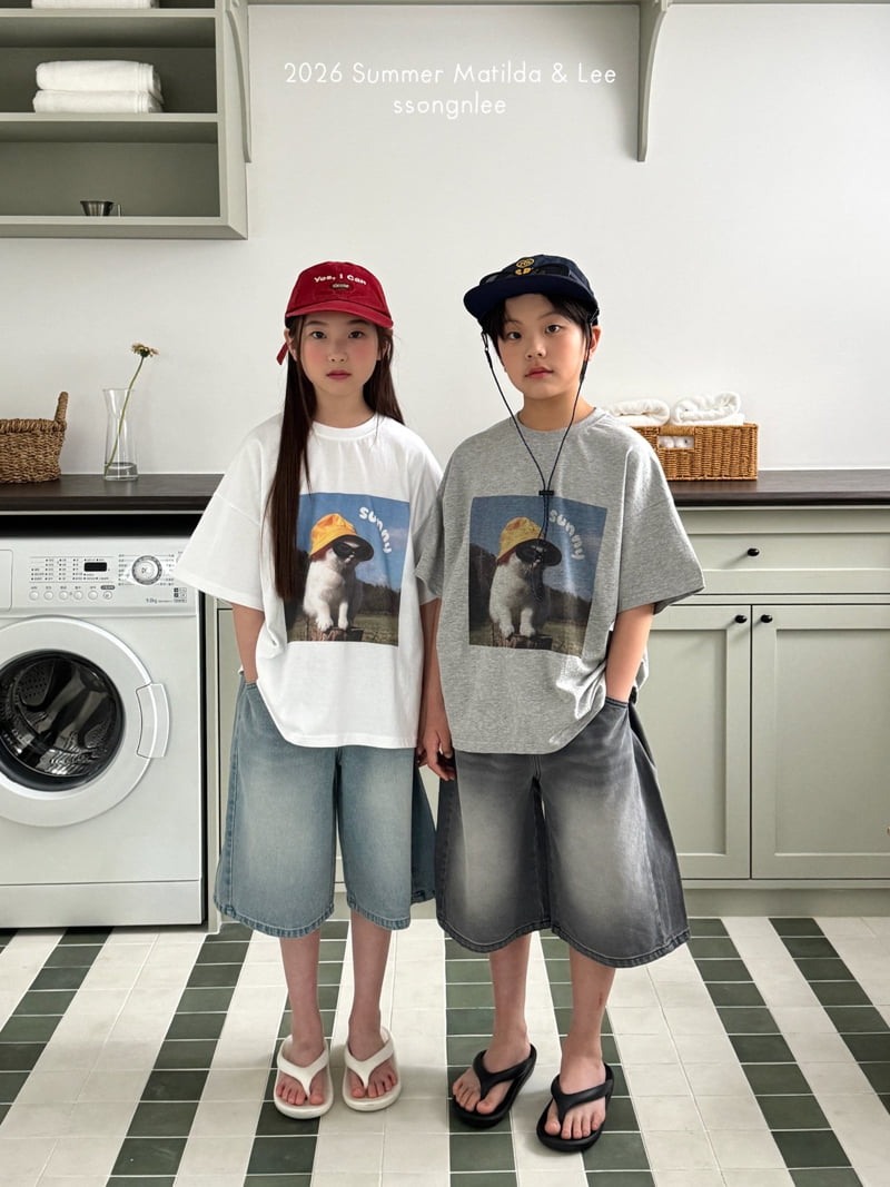 Matilda & Lee - Korean Children Fashion - #kidsstore - Sunny Cat Tee - 12