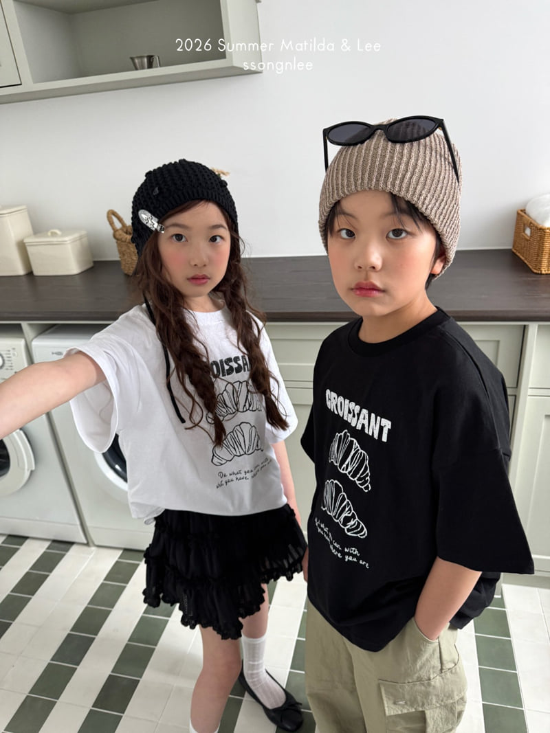 Matilda & Lee - Korean Children Fashion - #kidsstore - Croissant Tee