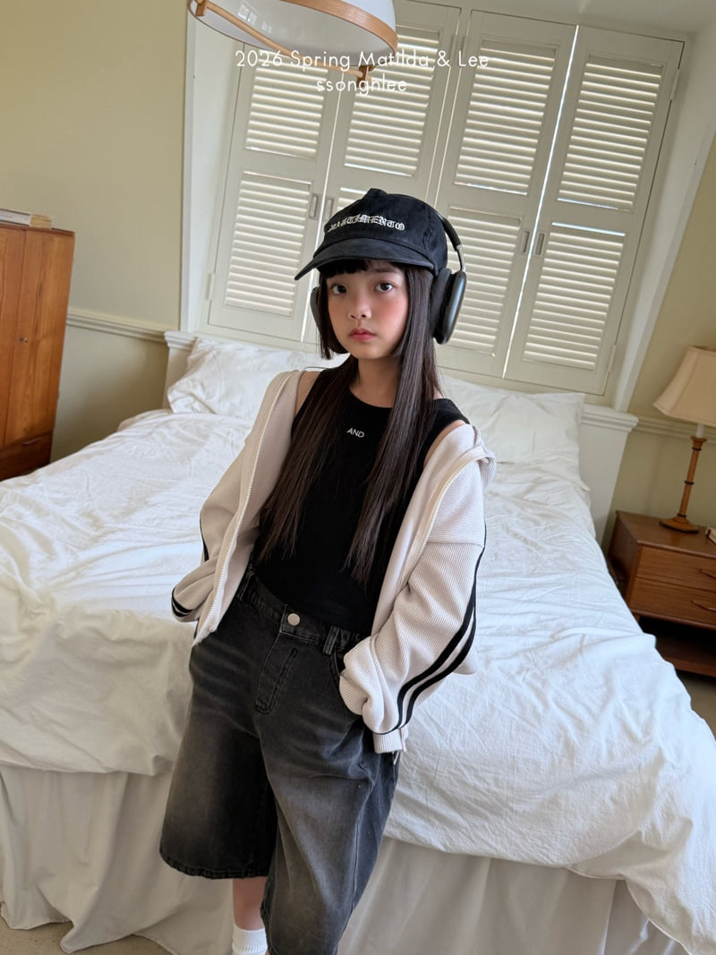 Matilda & Lee - Korean Children Fashion - #kidsshorts - Maxi Bermuda Denim - 4