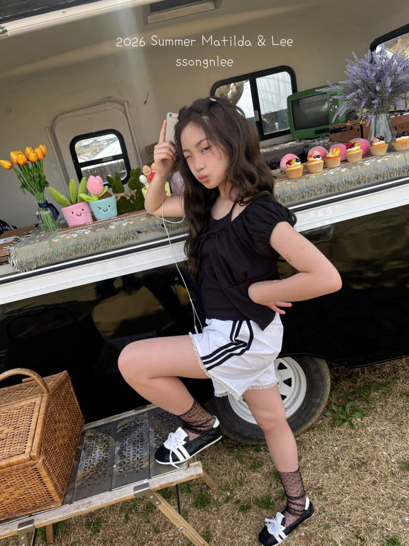 Matilda & Lee - Korean Children Fashion - #kidsstore - Crinkle Sleeveless Set - 11