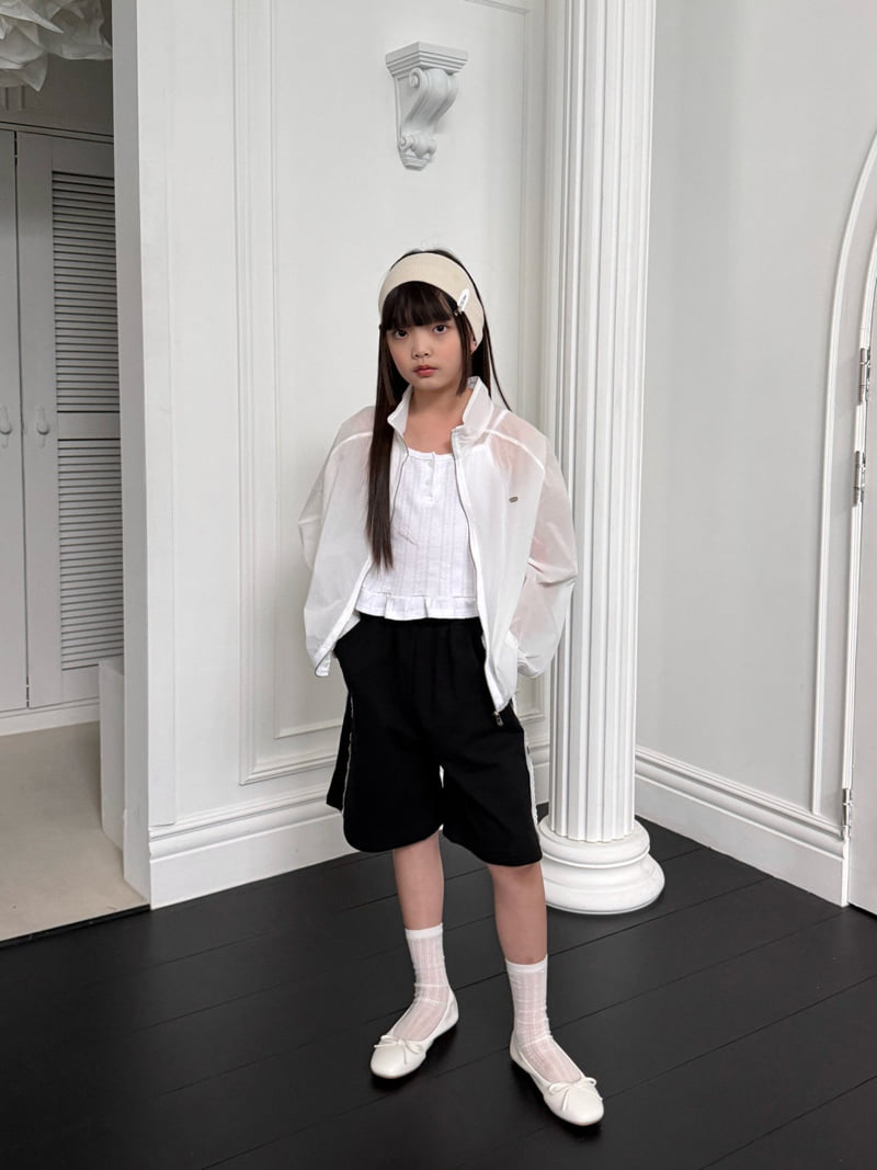 Matilda & Lee - Korean Children Fashion - #kidzfashiontrend - Lace Bermuda Pants - 9