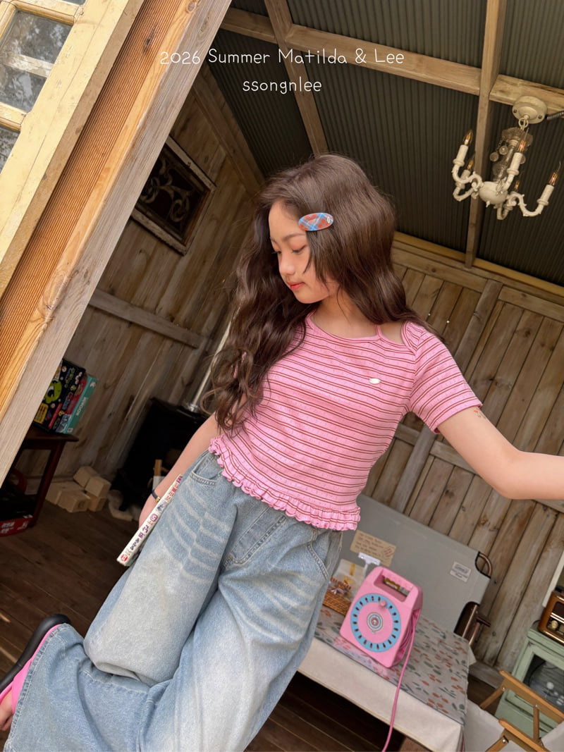 Matilda & Lee - Korean Children Fashion - #kidzfashiontrend - Ruffle Halter Neck Tee - 3